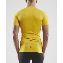 Craft Compression T-shirt (tight fit) Pro Control Underwear yellow Men